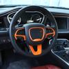 Orange Steering Wheel Frame Decor Cover for Dodge Challenger/Charger/Durango 15+