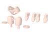 KOTOBUKIYA Megami Device 02 Bottoms Set Skin Color C Total Length 20mm Scale Plastic Model KP598 M.S.G Approx. 1/1