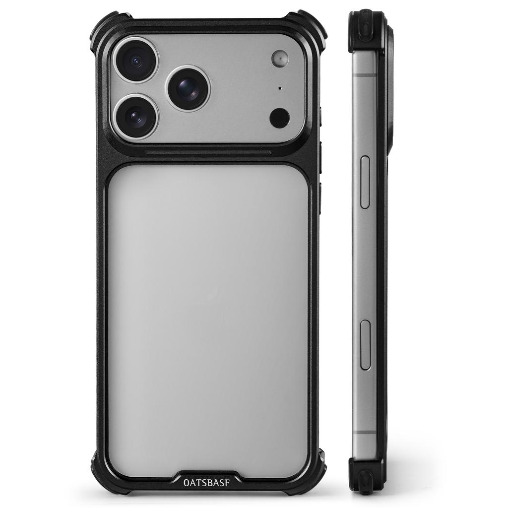 Чехол для iPhone 17 Pro Max 17 Pro, алюминиевый металлический чехол для телефона, оригинальное ощущение, тонкая задняя защитная крышка, ударопрочный простой бампер