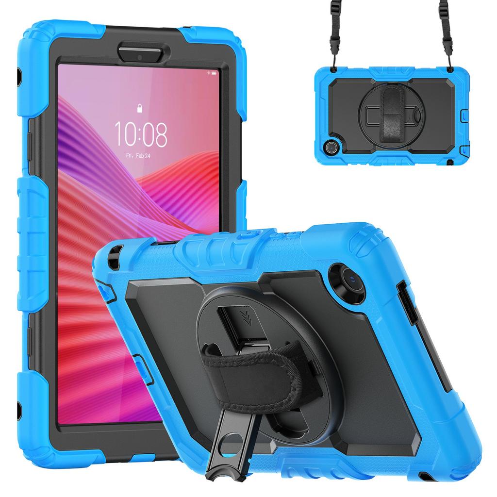 Чехол для Lenovo Tab K9 TB305FU PC+Силиконовая накладка для планшета с ПЭТ-пленкой и плечевым ремнем