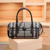 Модная клетчатая принтованная сумка контрастного цвета Boston Bag Сумка через плечо на одно плечо