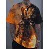 Men's T-Shirts Spartan Pattern 3D Print Tops Tees Summer Fashion Women Streetwear Oversized Unisex T Shirt Men Clothing