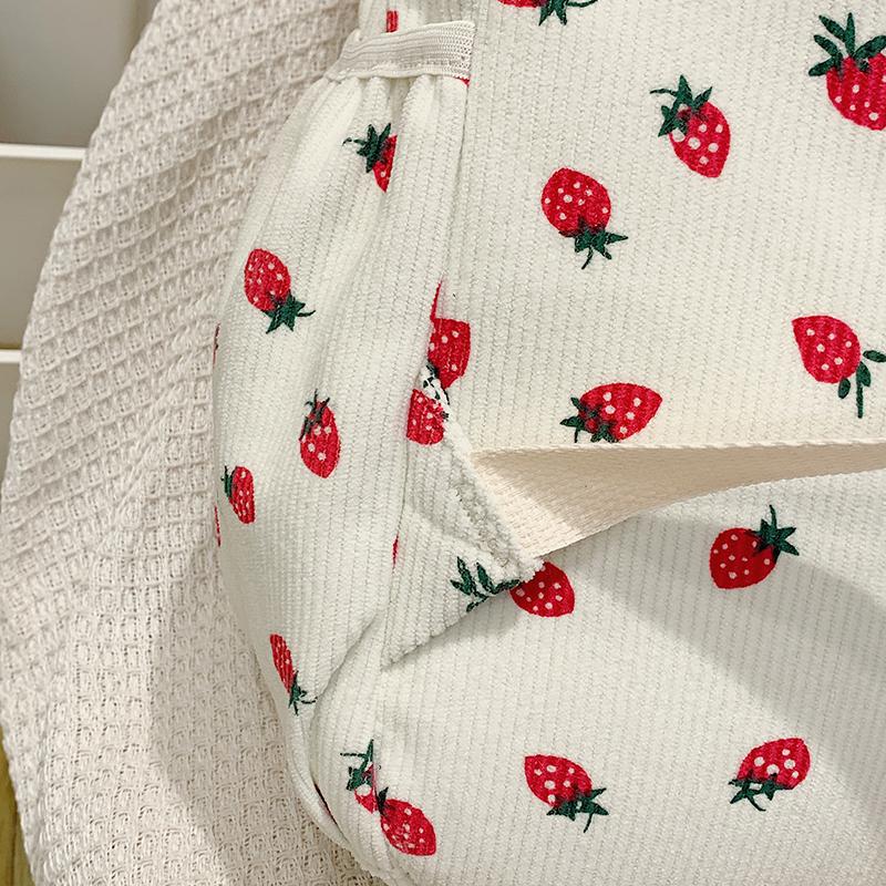 Большая вместимость школьного рюкзака с фруктовым узором