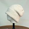 1pc Winter Knitted Hat Women's Loose Edition Lazy Style Design,Warm Ear Protection Casual Knitted Hat,Suitable for Daily Outings