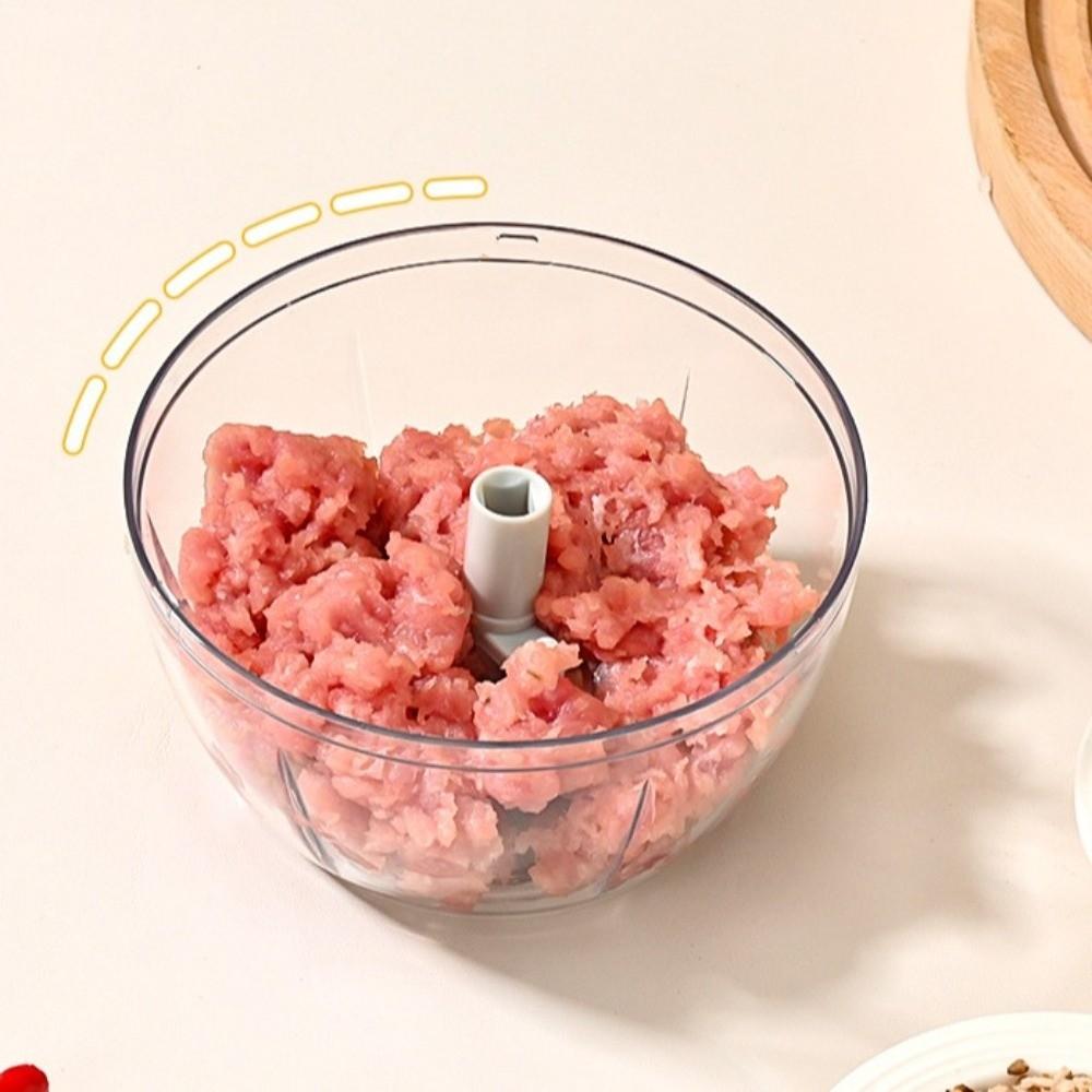 Easy Clean Manual Rope Grinder Portable Garlic Chopper Vegetable Onion Cutter  Kitchen