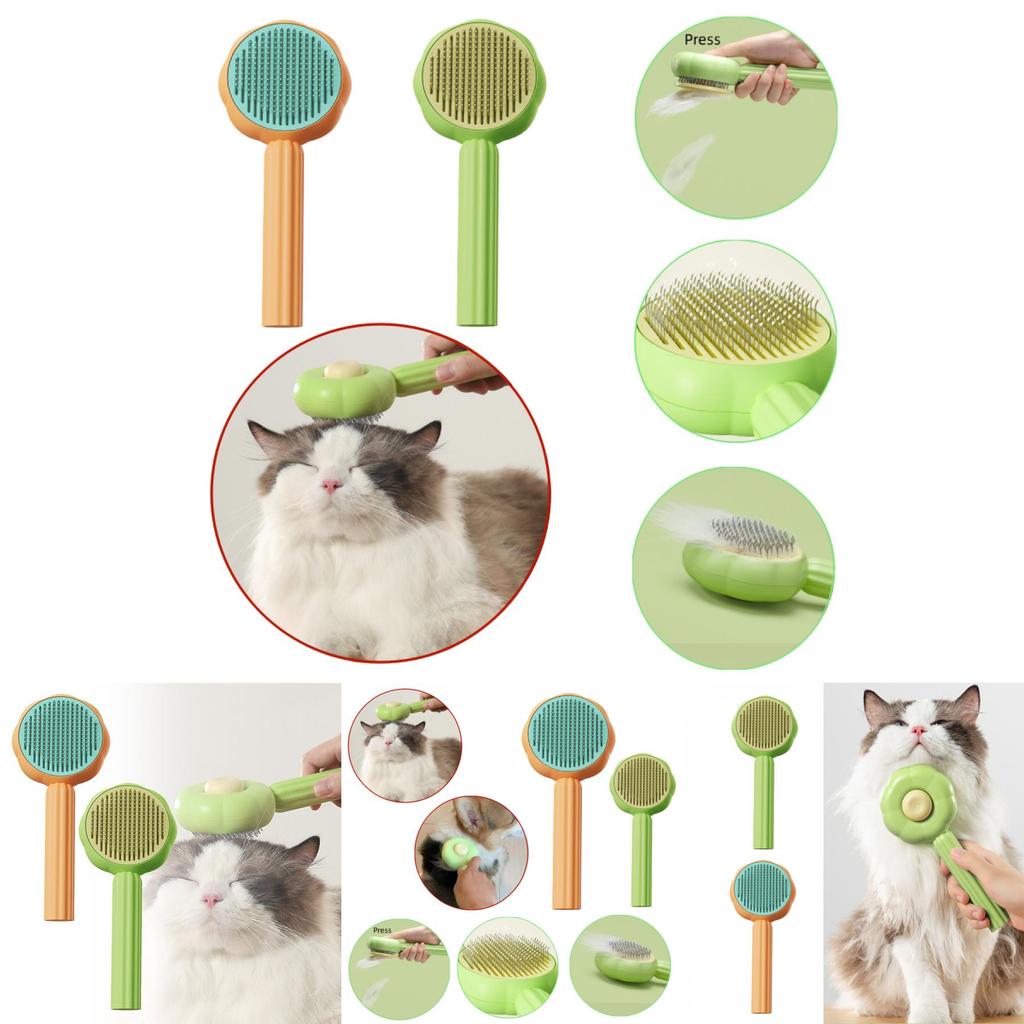 Enjoy A Relaxing Massage While Grooming Your Pet With Our Resin-protected Hair Comb Perfect For Cats And Dogs!