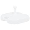 VidaXL Parasol Base Filled with Sand/water 16 L White Plastic