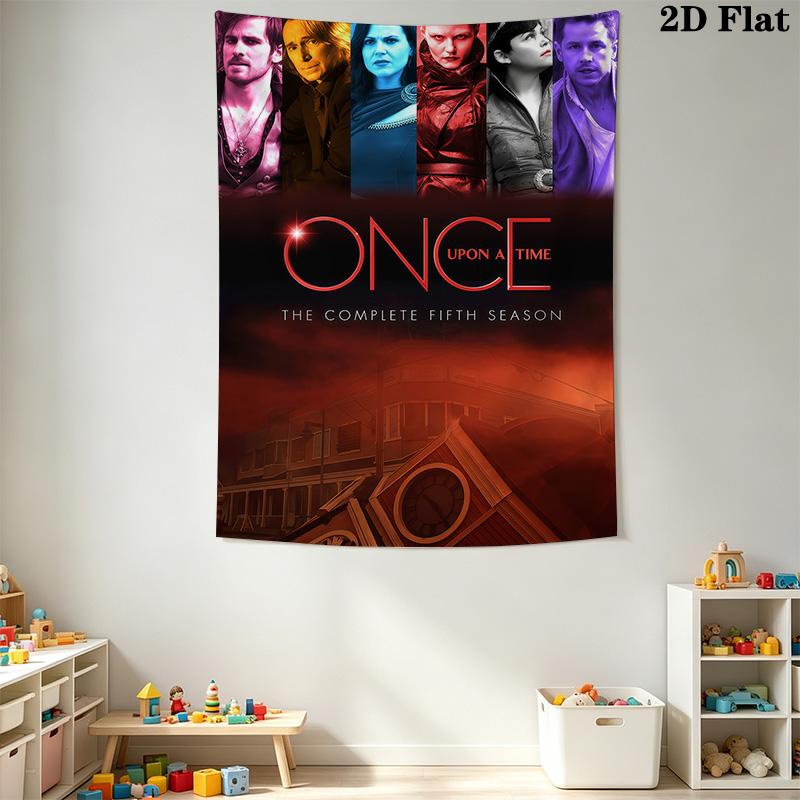 Once Upon Time Magic Unveiled Tapestry Background Cloth Fashion Print Soft Wall Decoration Background Cloth