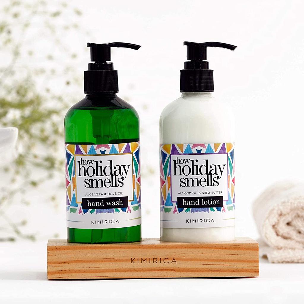 Kimirica How Holiday Smells Средство для мытья рук с миндальным маслом и маслом ши, 100% без веганов и парабенов, 300 мл