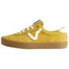 Sport Low Top Skateboard Shoes Unisex Yellow White Sneakers VN000D1PEMX1