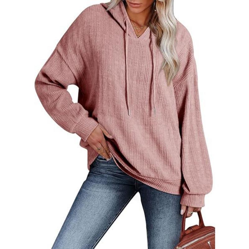 Autumn Winter Loose Pullover Hooded Women's Top Casual Pocket Long Sleeved Hoodies & Sweatshirts Women’s