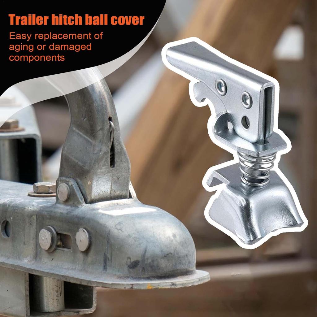 Hitch Coupler 2 Inch Heavy-Duty Quick-Release Cover Replacement Safe Coupler Latch for Daily Maintenance Garage Garage