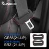 Car Safety Belt Buckle Cover For Subaru BRZ Toyota GR86 2021 2022 2023 2024 Accessories Suede Leather Clip Protector Buckle