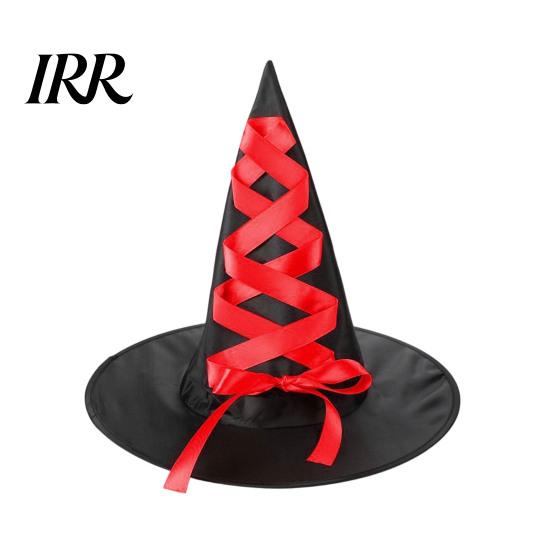 Креативная шляпа ведьмы на Хэллоуин, Многоразовая остроконечная шляпа волшебника из Оксфордской ткани для костюма, Карнавала, Маскарада, Косплей-вечеринки, Черная