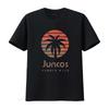 Womens Juncos Puerto Rico T Shirt Black Small vintage Washed homme streetwear Breathable Slightly Casual graphic