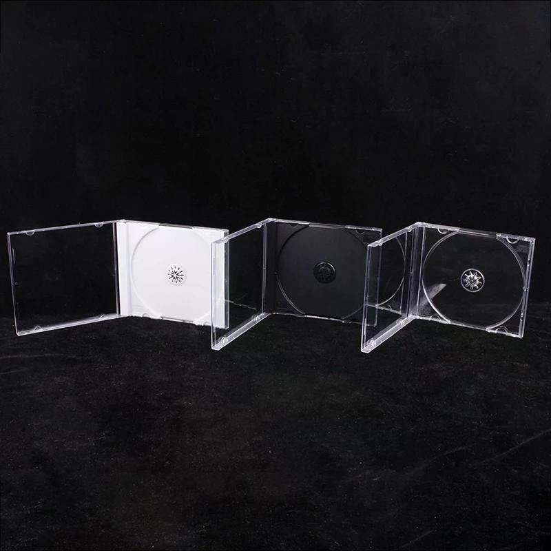 НОВЫЙ! Прозрачная нижняя часть CD-бокса Пустой CD-кейс ПП-пластик CD-кейс CD-кейс Вместимость 1-2 диска
