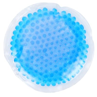 Многоразовый гелевый пакет со льдом Горячий Холодный Компресс Круглой Формы Дом Салон Обезболивающий Гелевый Пакет Синий M 10 X 10см   3.9 X 3.9дюйм