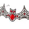 Sparkling Halloween Bat Hairband Metal Halloween Tiara Temperament Rhinestone Crowns  Gift