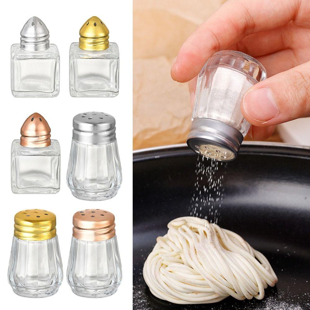 10/15ML Transparent Glass Seasoning Bottle with Lid Storage Bottle New Spice Jars  Picnic