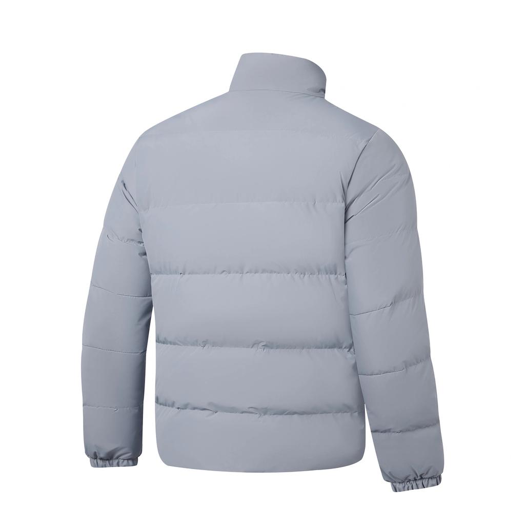 Men's Li-Ning Fitness Series Down Jackets Men's Trade Wind Blue Stand Collar Moderate