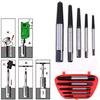 5Pcs/Set Damaged Screw Extractor Easy Out Set Bolt Stud Remover Tools Kit