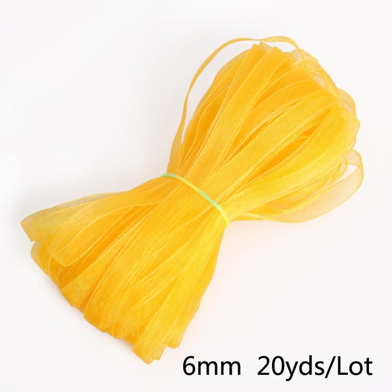 Шелковая лента из органзы, 50 ярдов, 15 мм, 50 ярдов, рулон шифона, швейная ткань, аксессуары, подарочная упаковка для рукоделия