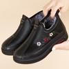 Женские зимние сапоги, зимние водонепроницаемые, плюс бархатные, теплые, меховые, ботильоны, женские, без застежек, повседневные, хлопковые, ботинки для мам