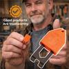 Multifunctional Rope Anchor Hook Secure Chalk Line Tool Woodworking Tools  Installation