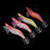 4Pcs Luminous Plastic Shrimp Bait Squid Shrimp Jig Jigging Lures Night Dawn Fishing