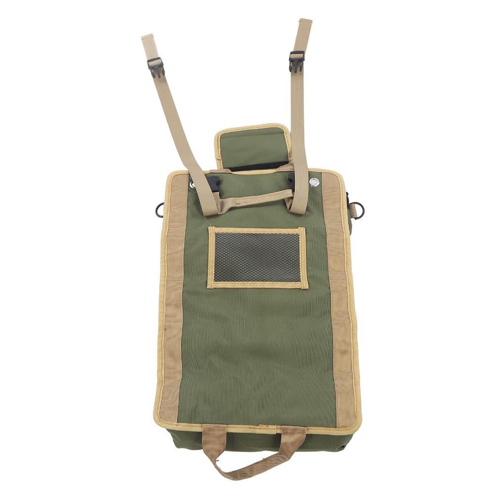 Oxford Cloth Roll Up Tool Bag Separate Pockets Multipurpose Tool Bag  Gardening