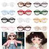 Пластиковые круглые прозрачные очки кукольный аксессуар кукольные круглые очки кукольное украшение