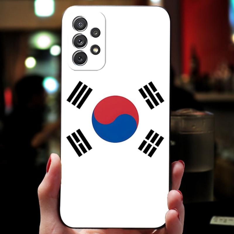 Чехол для телефона с корейским национальным флагом для Samsung Galaxy S20 S21 S22 S30 S7 S10 S8 S9 S6 Pro Plus Edge Ultra Fe, противоударный чехол