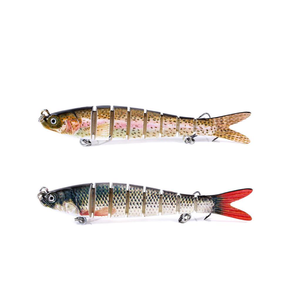 Pike Wobblers for Fishing Artificial Bait Hard Multi Jointed Swimbait Crankbait Lifelike Fishing Lure Tackle 10cm-11.4g Lure