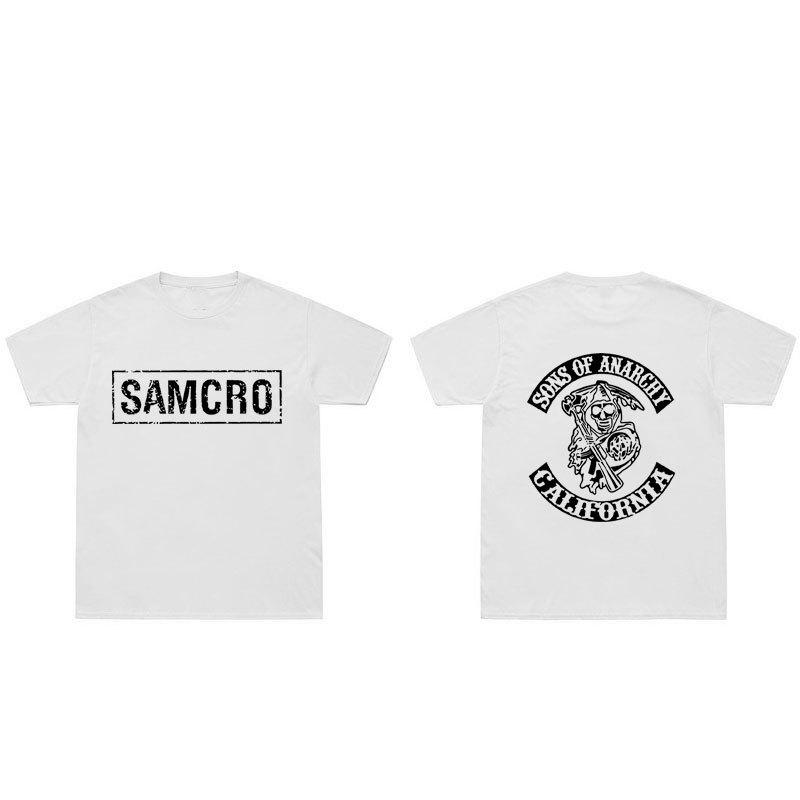 Футболки унисекс с двухсторонним принтом от Sons of Anarchy SAMCRO для женщин