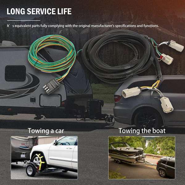 Пластиковая проводка 58992 для автодома/трактора, для буксировки небольшой лодки, включает 1 комплект цветов, как показано на фото.