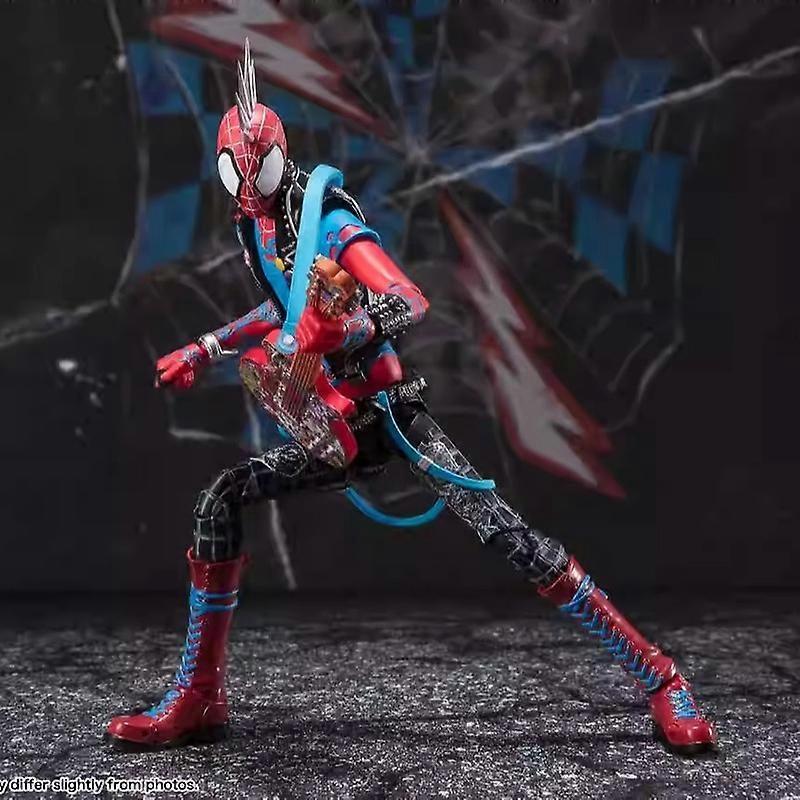 Spider Man Crosses The Universe Punk Spider Man Hobart Middot Mobile Handmade Model Desktop Ornament Children Toys Birthday Gift