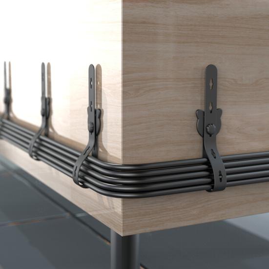 2 шт., кабельная стяжка, хорошая прочность, прочная фиксация, органайзер для штор для полотенец, домашнего использования