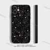 Космос Для Галактики Вселенной Прозрачный Силиконовый Чехол для iPhone 17,16,15,14,13,12,11,Pro,Max,Mini,XS,X,8,Plus Ударопрочный Черный Чехол