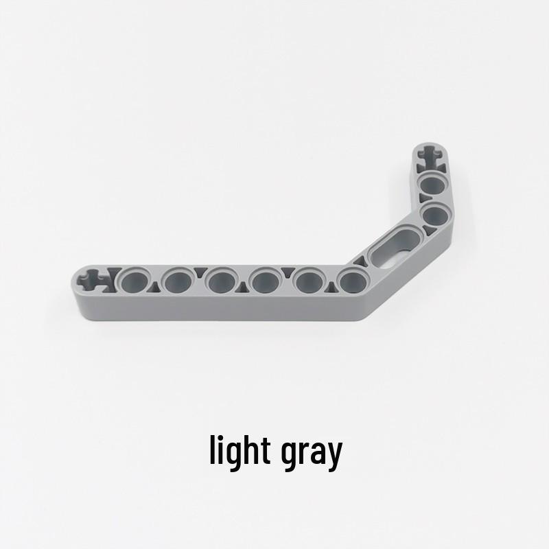 Compatible LEGO Technic 32009 11.5 Bent Beam 4495412, White Double-Bent Thick Link with Holes