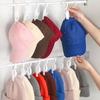 Clip Drying Hanger Windproof Anti-slip Clothing 2Pcs Hat Hooks Rotating Clothespin Hats Towels