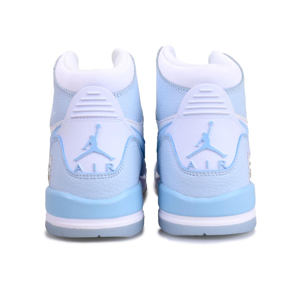 Jordan Legacy 312 Oreo Журнал SAML Амортизация, Износостойкие Средние Винтажные Баскетбольные Кроссовки Унисекс Carolina Blue FV8118-141(Команда6-)