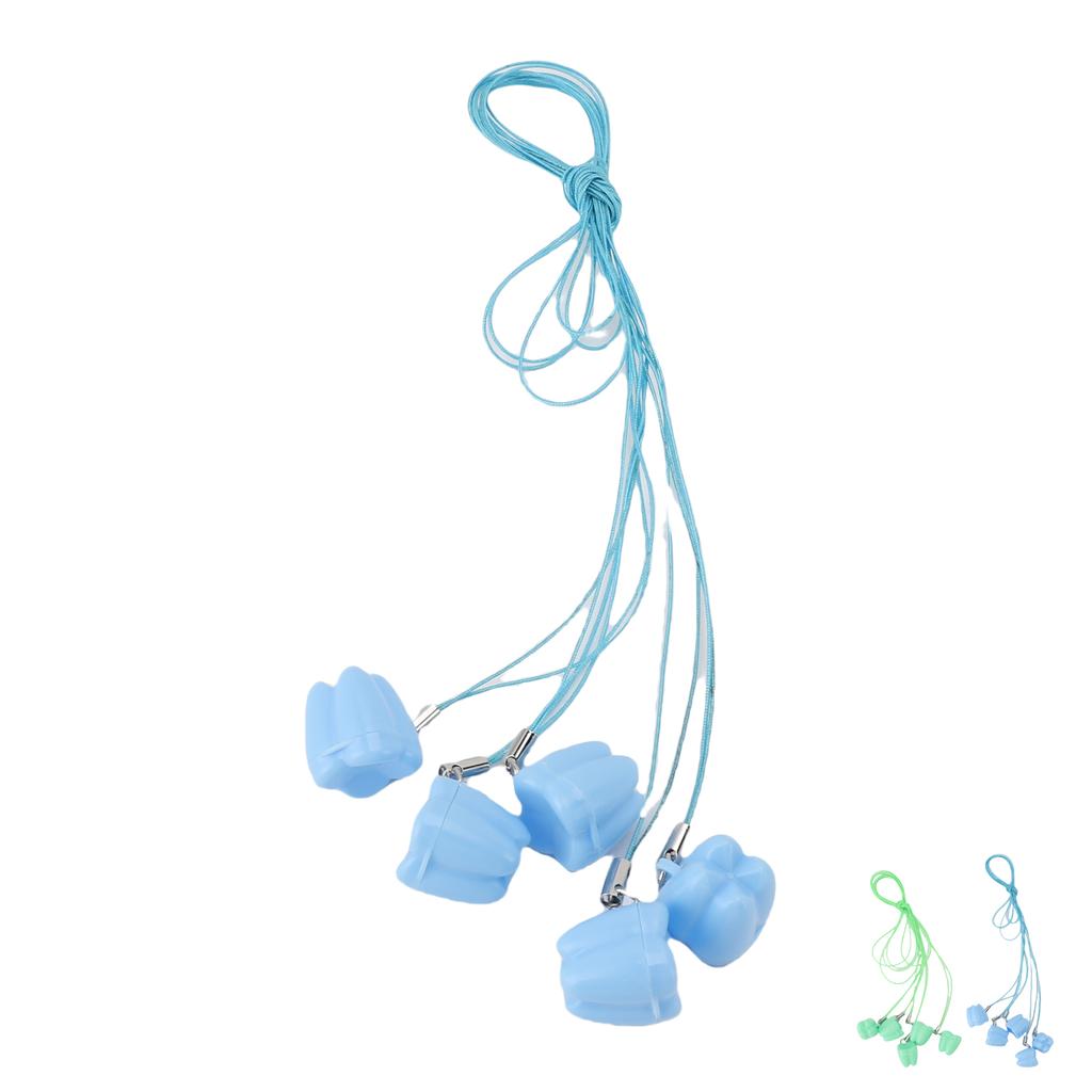 50 шт. Ожерелья для хранения выпавших зубов, Портативные футляры для хранения выпавших зубов для детей