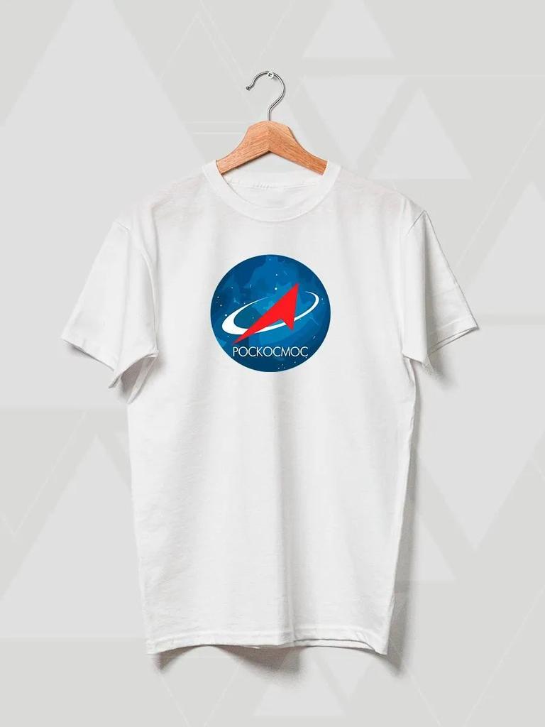 T-Shirt with Roscosmos Print