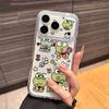 Cute Keroes Keroppies Phone Case for iPhone 17 Air 16 15 14 Plus 13 12 11 Pro Max X Xs XR 8 e Soft TPU Transparent Cover