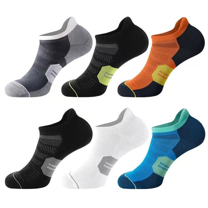 1 Pair Men Sport Socks Athletic Running Socks Compression Running Ankle Low Cut Ankle Socks