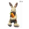 New Gifts For Kids Easter Day Sitting Bunny Hugging Carrot Simulated Rabbit Doll