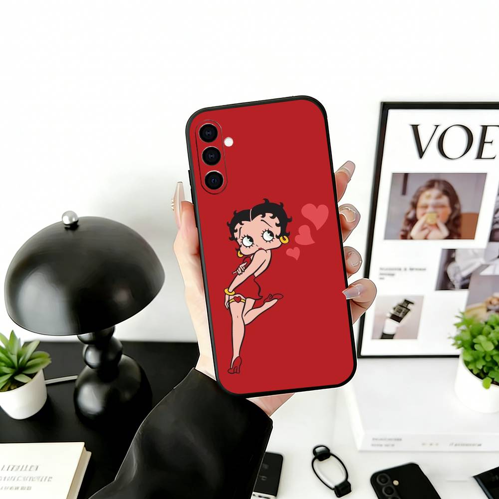 Чехол для телефона Be-Tty Boo-P Черный Силиконовый Мягкий Для Samsung Galaxy A73,A72,A71,A70,A53,A52,A51