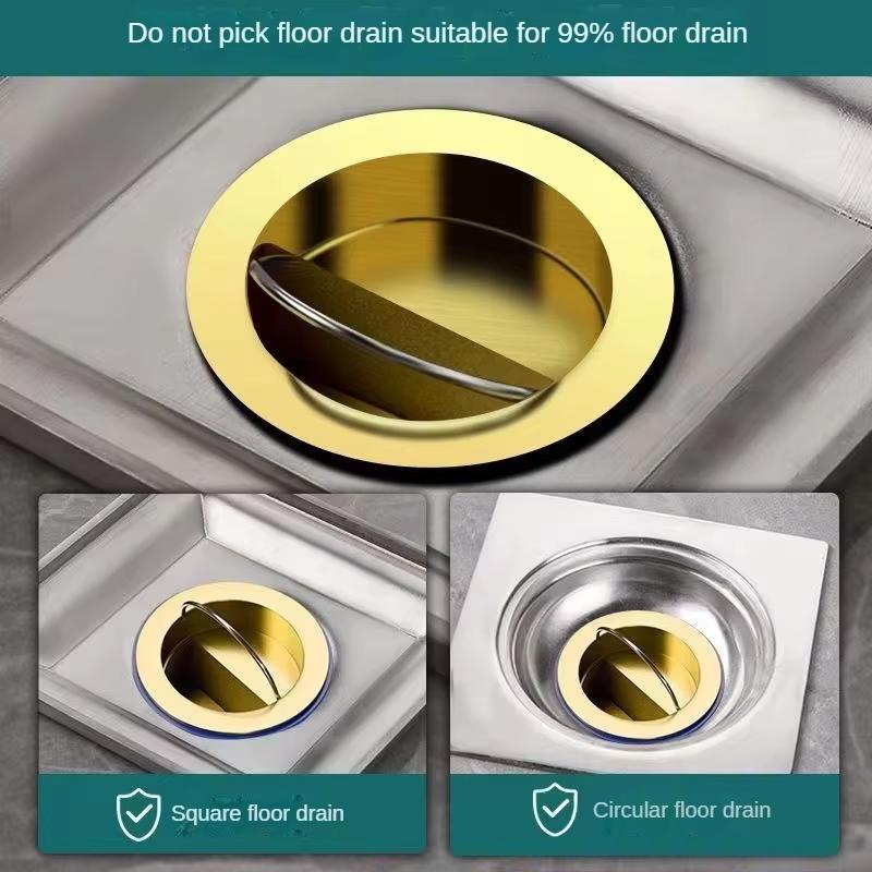 Сердцевина для напольного слива Пробка для слива в душевом поддоне Защита от насекомых и запахов Дезодорация Туалет Кухня Ванная комната Канализация Туалета Полностью Медь