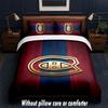 Montreal Canadiens Design Bed Bedding Set 1 Duvet Cover + 2 Pillowcases Soft Breathable Household Bed Linens