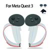 Adjustable Strap Controller Grips Covers for Meta Quest 3 Controller Prevent Wear and Tear Grip Rocker Caps Metal Buckle